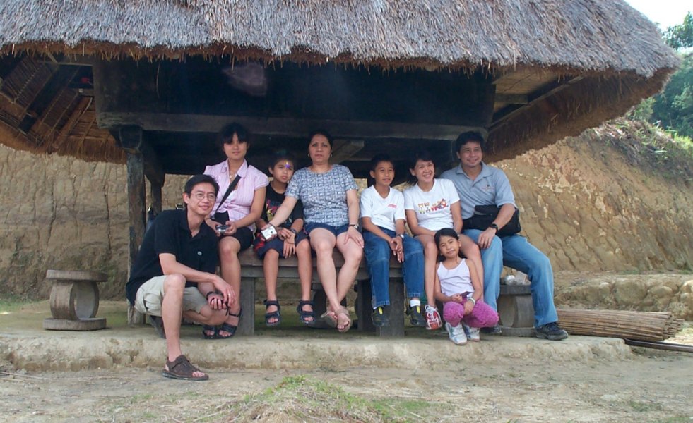 Under an Igorot house