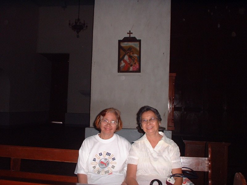 Nanay and Mommy in Taal Basilica