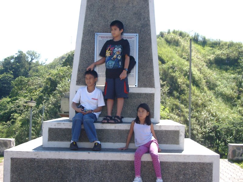 Abe, Cody, and Ariella at Dalton Pass in Nueva Vizcaya