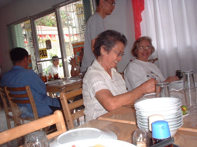 Mommy and Nanay at LZM Restaurant